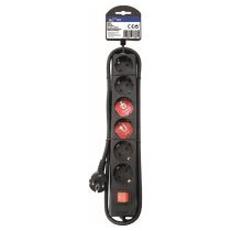 Multi-enchufe EUROBRIC BASE 6 TOMAS 1,5M