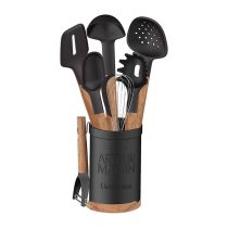UTENSILIOS ARTHUR MARTIN con tarro de cerámica