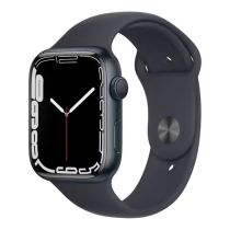 Apple Watch Series 7 de 45 mm, color negro, reacondicionado (Grado A+)