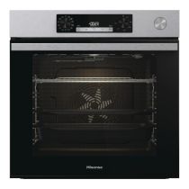 Horno de encastre multifunción 77L, limpieza hidrolítica, 12 programas, HISENSE BSA66211AX