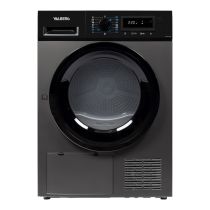 Secadora Bomba de calor, 8kg, clase D, gris silver VALBERG DHP 8 D S566C