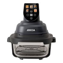 Freidora de aire de Cristal, 4,5L, 1500w, pantalla color, JOCCA Airfry