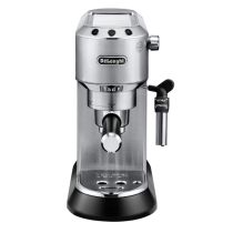 Cafetera expresso, 15 bares, 2 tazas, espumador de leche, DELONGHI EC685.M Inox