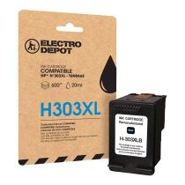 Cartucho de tinta XL compatible HP H303 negro ELECTRO DEPOT