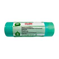 Pack 20 bolsas de basura 30 litros 50x65 cm