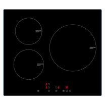 Placa 3 fuegos induccion Valberg IH 3 TB 342C - Encendido tactil + seguridad infantil