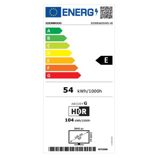 TV QLED EDENWOOD ED50EA02UHD-VE