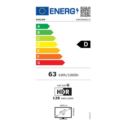 TV QLED PHILIPS 65PUS8400 Ambilight