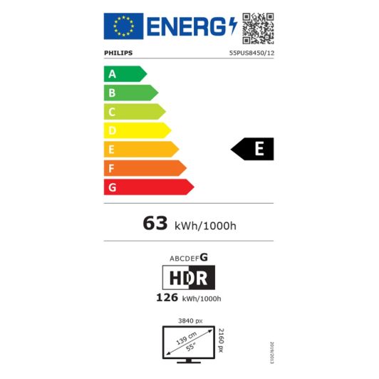 Televisor QLED de 55