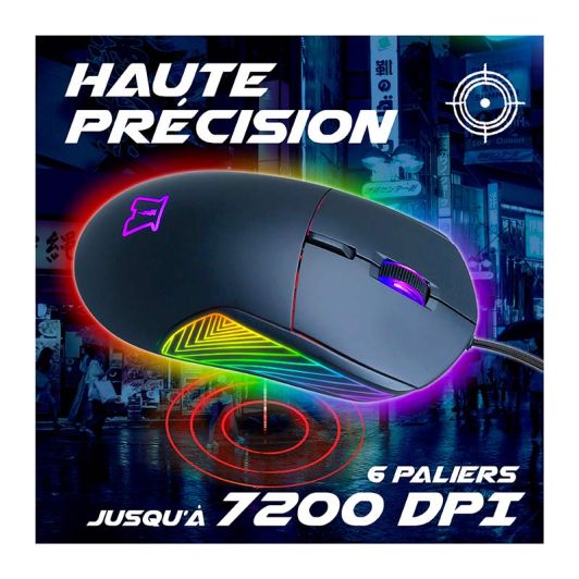 Ratón gaming con cable AKUMA OTAKU M02