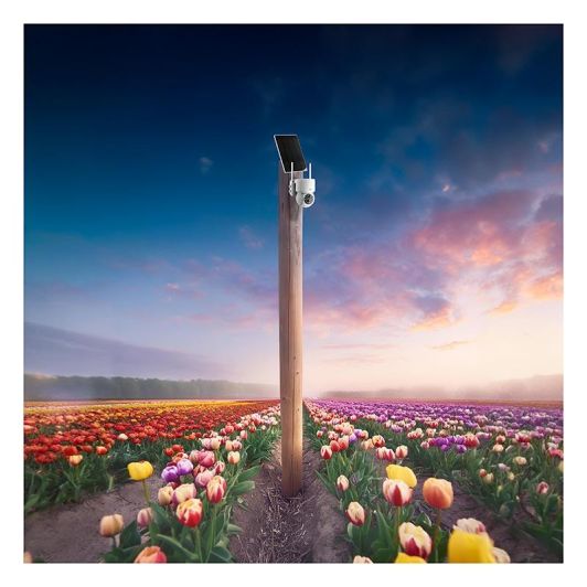 Cámara de vigilancia motorizada CHACON 4G 2K con panel solar