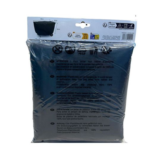 FUNDA PARA BARBACOA DE BARRIL VALBERG 95X95 CM