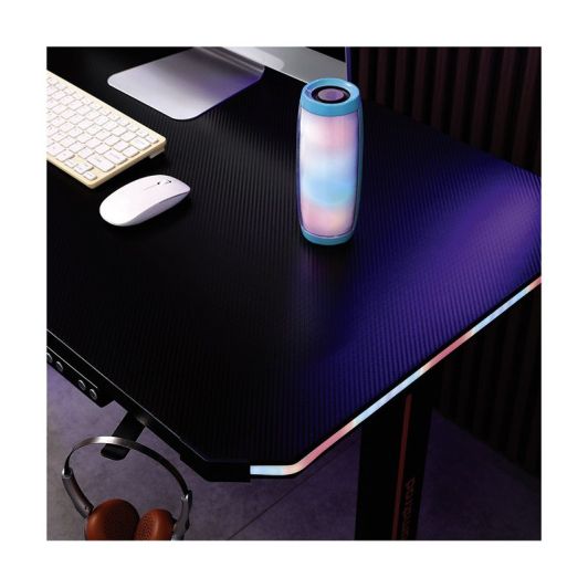 Mesa Gaming eléctrica ajustable con LEDs RGB AMSTRAD