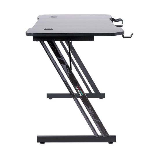Mesa gaming AMSTRAD AMS-DESK120 2Z en color negro