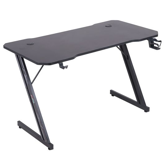 Mesa gaming AMSTRAD AMS-DESK120 2Z en color negro