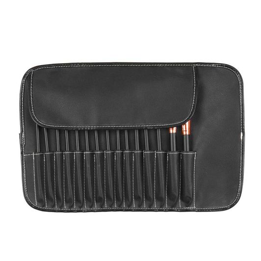 ESTUCHE COSMETIC CLUB 15 pinceles maquillaje