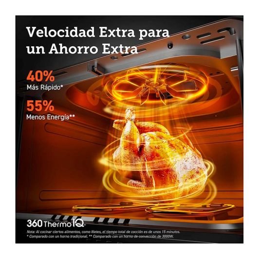 Freidora de Aire Airfry 6,4L 1700w COSORI Dual Blaze Chef Edition Gris 