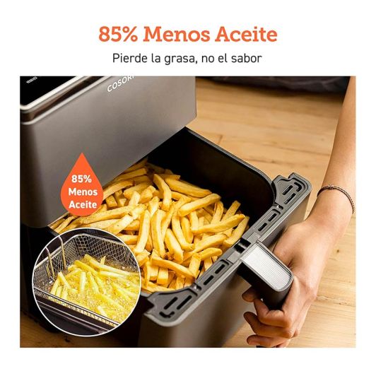 Freidora de Aire Airfry 6,4L 1700w COSORI Dual Blaze Chef Edition Gris 