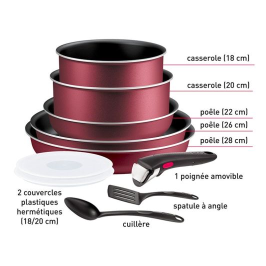 Batería TEFAL simply cook 10pcs