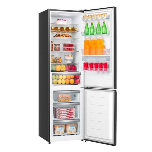 Frigorífico combi HISENSE RB440N4GBD no frost 336 litros 200,4 x 59 x 59,5 cm cristal negro