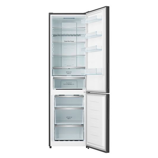 Frigorífico combi HISENSE RB440N4GBD no frost 336 litros 200,4 x 59 x 59,5 cm cristal negro