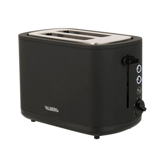 Tostadora VALBERG VAL-TC2STB negra soft touch