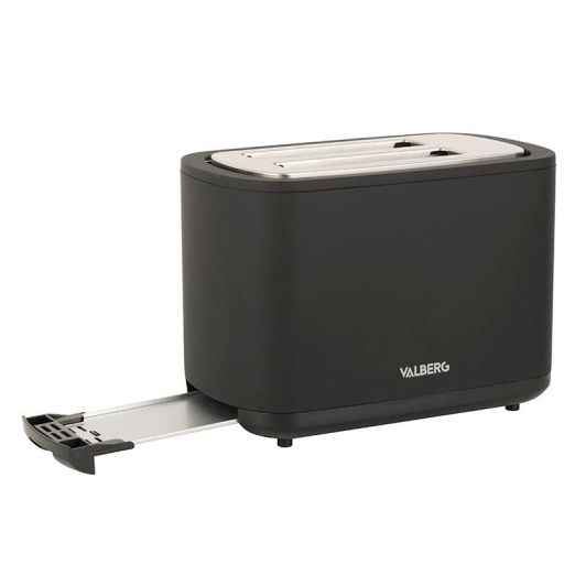 Tostadora VALBERG VAL-TC2STB negra soft touch