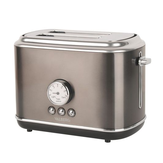 Tostadora VALBERG VAL-TC2RETRO-DX DARK INOX