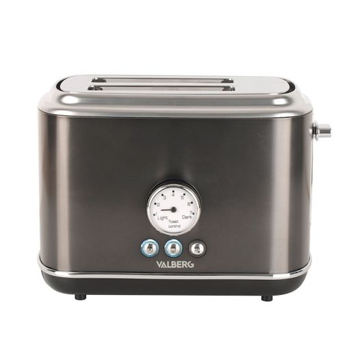 Tostadora VALBERG VAL-TC2RETRO-DX DARK INOX