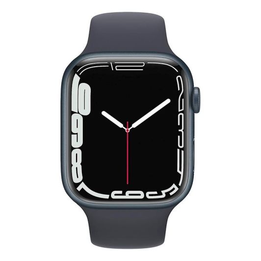 Reloj inteligente APPLE WATCH Serie 7 de 45 mm, color negro, reacondicionado, grado A+