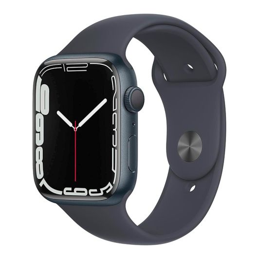 Reloj inteligente APPLE WATCH Serie 7 de 45 mm, color negro, reacondicionado, grado A+