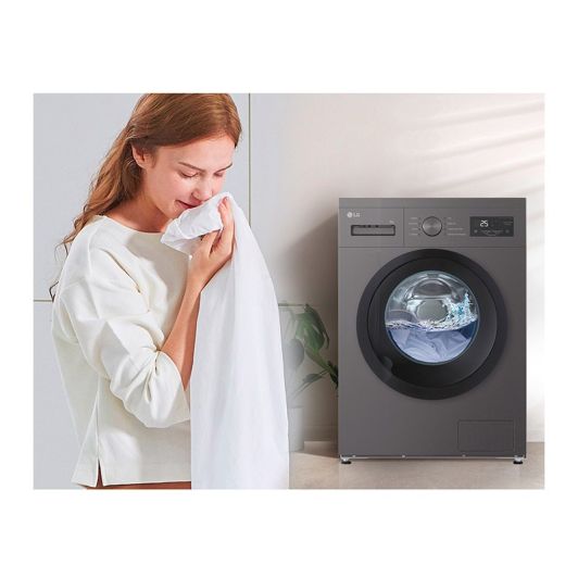 LAVADORA 9kg con programa Vapor LG F4A1009NDK