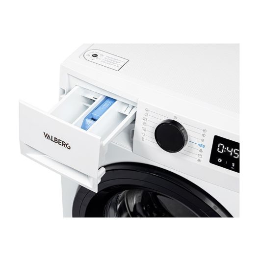 LAVADORA 10kg, 1400rpm, ideal para familias desde 4 personas, clase A-10%, blanca,  VALBERG WF 1014 A-10 W566C