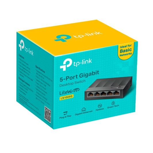 SWITCH TP ​​​​LINK LS1005G 5 Puertos Gigabit