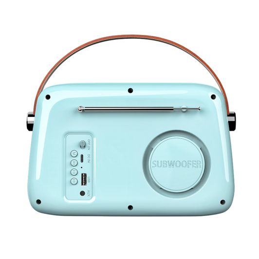 Radio LEDWOOD VINTAGE ALMA BLEU