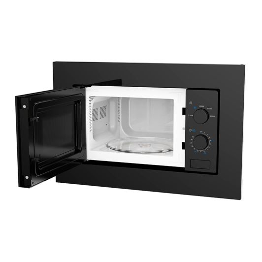 Microondas Integrable 20L monofunción negro VALBERG 