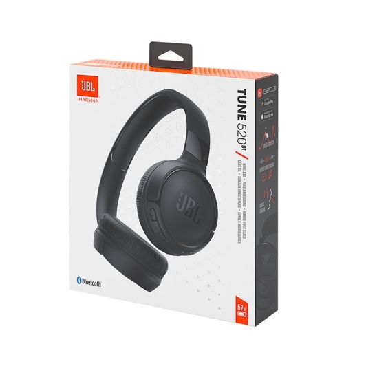 CASCOS NEGROS JBL TUNE 520BT 