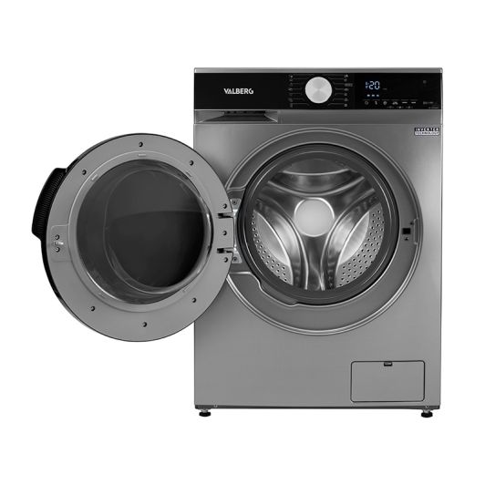 Lavadora 7 kg VALBERG WF 714 clase A-10, color silver