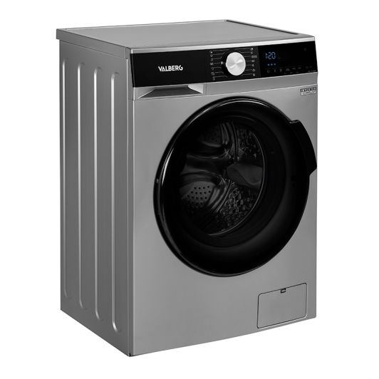 Lavadora 7 kg VALBERG WF 714 clase A-10, color silver