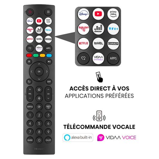 TV QLED HISENSE 43A7NQ peana central
