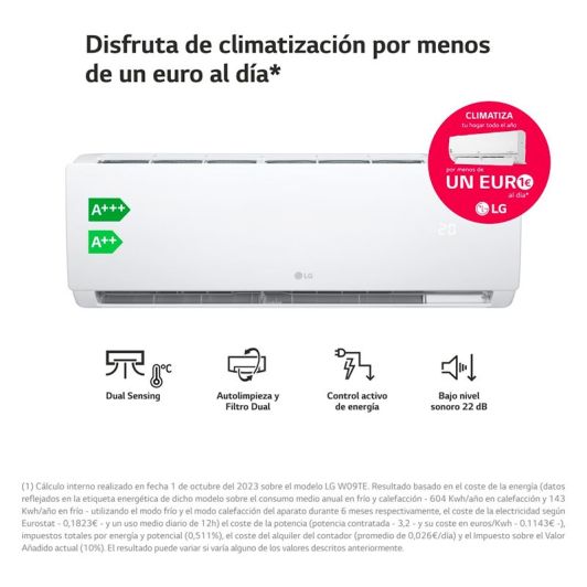 Clim Split LG SMART12.SET 3000F