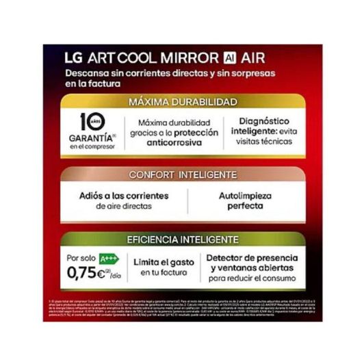 Aire acondicionado LG MIRROR12X.SET