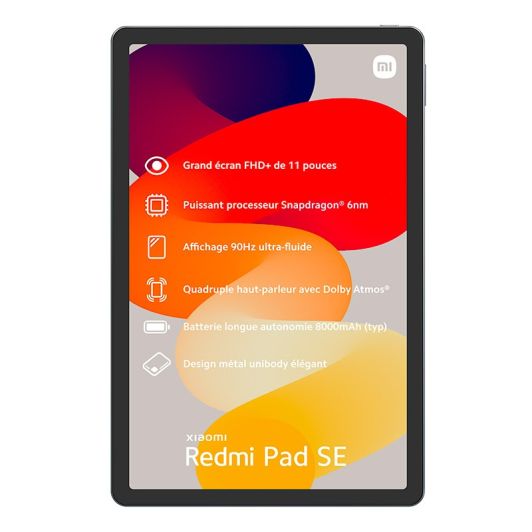TABLET XIAOMI REDMI PadSE 4 DE 128 GB COLOR NEGRO 