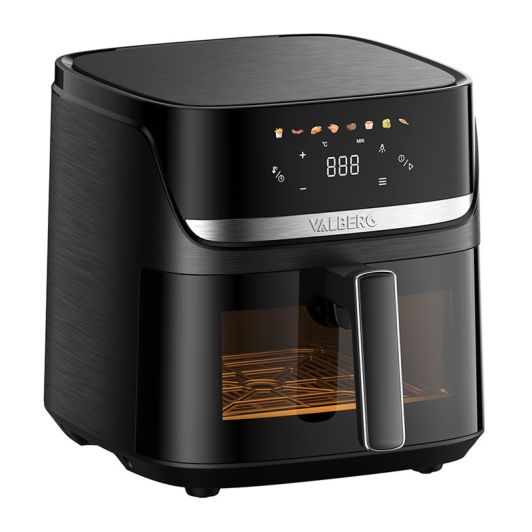 Freidora sin aceite Airfry 7,6L con pantalla color y doble resistencia VALBERG VAL-AF76