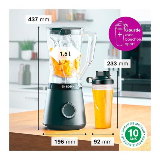 LICUADORA DE VASO BOSCH MMB614GO 