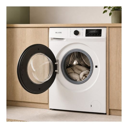 Lavadora Valberg 9 kg WF 914 A - 10 SD Blanco - Clase Energética A
