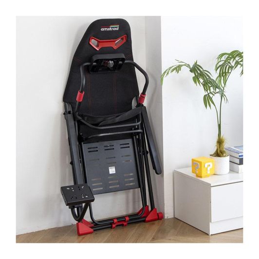 Asiento de simulación negro AMSTRAD AMS-RACING-SIM