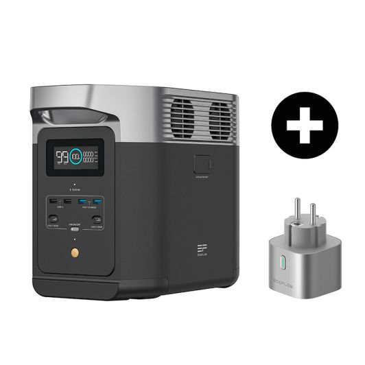 Estacion de carga EcoFlow Delta 2 + Smart Plug