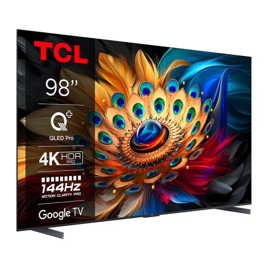 TCL 98C69B QLED 4K 98″ Smart TV 144 Hz con Google TV y HDR10+