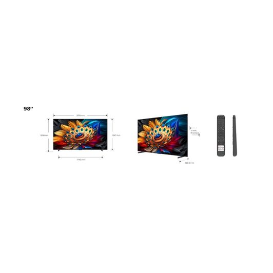 TCL 98C69B QLED 4K 98″ Smart TV 144 Hz con Google TV y HDR10+